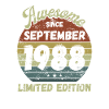 Génial depuis septembre 1988 - Anniversaire