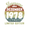 Awesome since December 1978 - Birthday