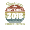 Awesome since September 2018 - Birthday