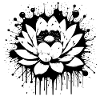 Lotus schwarz
