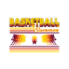 Retro Basketball Summer Design