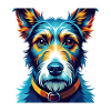 Foxterrier Glatte Hunderasse Karikatur Kawaii