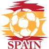 Spain Flag Football Team Logo Graphic