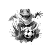 Frosch Fussball Sport Mannschaft