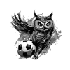 Eule Fussball Sport Mannschaft