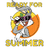 Looney Tunes Bugs Bunny pronto per l'estate