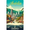 Medellin Columbia Retro Classic Design
