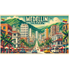 Medellin Columbia Vintage Design