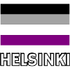 Asexuality Pride Flag Helsinki