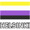 Non binary Pride Flag Helsinki