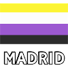 Non binary Pride Flag Madrid
