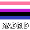 Genderfluid Pride Flag Madrid