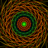 abstract concentric lines