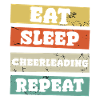Manger dormir Cheerleading Répéter