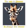 Wise Giraffe with Smart Glasses