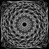 B&W Web Mandala