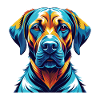 Rhodesian Ridgeback Hunderasse Karikatur Kawaii