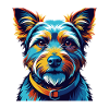 Teddy Roosevelt Terrier Hund Race Tegneserie Kawaii