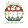 Génial depuis mars 1989 - Anniversaire