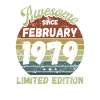 Awesome since February 1979 - Birthday