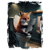 Fuchs-Toilette Geschenk