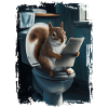 Eichhörnchentoilette Geschenk