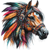 Cheval amérindien Redskin d’Amérique