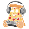 Gamer Gaming Pizza Gaming Controller