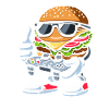 Gamer Gaming Burger Gaming Controller