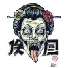 Horreur Zombie Geisha