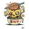 Japanese Skull Brain Ramen