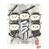 The cool, serene marshmallow ninjas