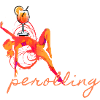 Woman illustration cocktail, aperolling