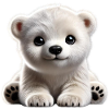 Mignon design d’ourson polaire