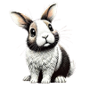 Adorable illustration de lapin