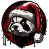 Panda de Noël