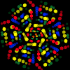 Rainbow flower
