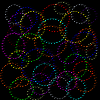 cercles de points