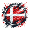 Denmark Flag Dänemark
