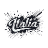 Italia Lettering Italien Italy