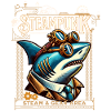 Steampunk Shark Comic