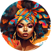 Afro Style Bunte Harmonie