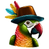 Parrot with Hat