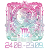 Sternzeichen Jungfrau Cyberpunk Design