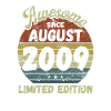 Awesome since August 2009 - Birthday