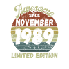 Génial depuis novembre 1989 - Anniversaire