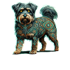 Mandala Art Tibetan Terrier Terriers