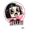 Naughty Japanese girl says hello