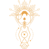 Golden Sacred Geometry Mandala