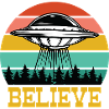 Lustiges Weltraum-Außerirdisches UFO-Raumschiff